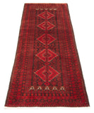 27113- Royal Balutch Persian Hand-knotted Authentic/Nomadic/Tribal Rug/Carpet/ Size: 9'5" x 3'4"