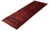 27879- Royal Balutch Persian Hand-knotted Authentic/Nomadic/Tribal Rug/Carpet/ Size: 10'3" x 3'4"/312cm x 102cm