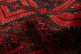 27879- Royal Balutch Persian Hand-knotted Authentic/Nomadic/Tribal Rug/Carpet/ Size: 10'3" x 3'4"/312cm x 102cm