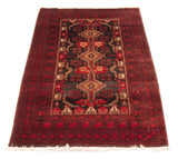 27889- Balutch Persian Hand-knotted Authentic/Nomadic/Tribal Rug/Carpet/ Size: 7'3" x 3'11"/221cm x 119cm