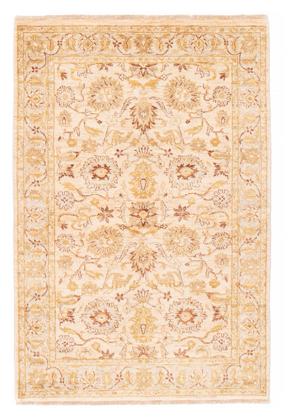 27158- Royal Ushak Hand-Knotted/Handmade Indian Rug/Carpet Traditional/Authentic/Size: 6'1" x 4'0"/185cm x 122cm