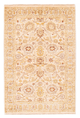 27158- Royal Ushak Hand-Knotted/Handmade Indian Rug/Carpet Traditional/Authentic/Size: 6'1" x 4'0"/185cm x 122cm
