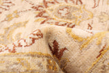 27158- Royal Ushak Hand-Knotted/Handmade Indian Rug/Carpet Traditional/Authentic/Size: 6'1" x 4'0"/185cm x 122cm