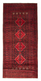 27890- Royal Balutch Persian Hand-knotted Authentic/Nomadic/Tribal Rug/Carpet/ Size: 7'7" x 3'7"/231cm x 109cm