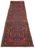 27116-Hamadan Hand-Knotted/Handmade Persian Rug/Carpet Tribal/Nomadic Authentic/ Size: 16'5" x 3'4"