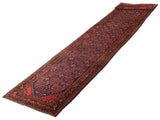 27116-Hamadan Hand-Knotted/Handmade Persian Rug/Carpet Tribal/Nomadic Authentic/ Size: 16'5" x 3'4"