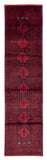 27110- Royal Balutch Persian Hand-knotted Authentic/Nomadic/Tribal Rug/Carpet/ Size: 13'1" x 3'5"