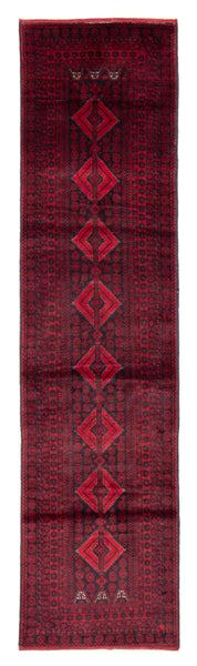 27110- Royal Balutch Persian Hand-knotted Authentic/Nomadic/Tribal Rug/Carpet/ Size: 13'1" x 3'5"