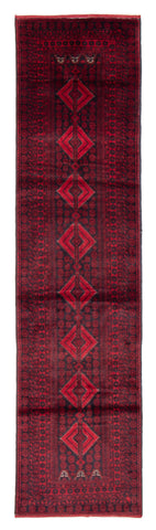 27110- Royal Balutch Persian Hand-knotted Authentic/Nomadic/Tribal Rug/Carpet/ Size: 13'1" x 3'5"