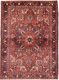 26781- Heriz Hand-Knotted/Handmade Persian Rug/Carpet Traditional/Authentic/Size: 6'7" x 4'10"/201cm x 147cm