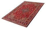 27846-Ghom Hand-knotted/Handmade Persian Rug/Carpet Traditional Authentic/ Size: 8'6" x 5'5"/259cm x 165cm