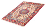 26756- Isfahan Persian Hand-Knotted Authentic/Traditional Carpet/Rug/ Size: 4'11'' x 3'5''