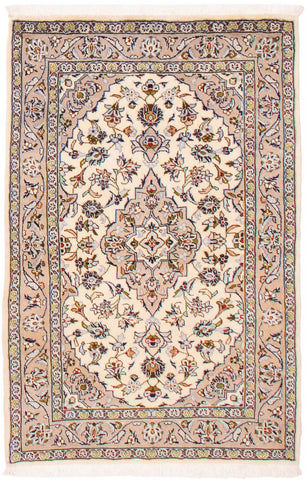 26770-Kashan Hand-Knotted/Handmade Persian Rug/Carpet Traditional/Authentic/Size: 4'11" x 3'3"