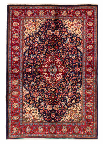 27861-Sarough Hand-Knotted/Handmade Persian Rug/Carpet Traditional Authentic/ Size: 7'3"x 4'9"/221cm x 145cm
