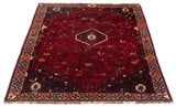 27864- Shiraz Persian Hand-knotted/Authentic/Traditional Nomadic/Tribal / Size: 8'5" x 6'0"/257cm x 183cm
