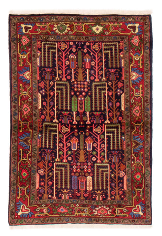 27891-Bidjar Hand-Knotted/Handmade Persian Rug/Carpet Traditional/ Authentic/ Size: 4'11"x 3'4"/150cm x 102cm