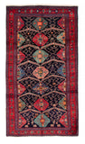 27856-Bidjar Hand-Knotted/Handmade Persian Rug/Carpet Traditional/ Authentic/ Size: 9'2"x 4'11"/279cm x 150cm