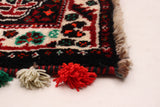 27883- Shiraz Persian Hand-knotted/Authentic/Traditional Nomadic/Tribal / Size: 5'9" x 3'10"/175cm x 117cm