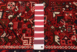 27056- Gharadjehs Hand-Knotted/Handmade Persian Rug/Carpet Traditional/Authentic/Size: 12'8" x 4'11"