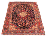 26776-Sarough Hand-Knotted/Handmade Persian Rug/Carpet Traditional Authentic/ Size: 6'9"x 4'2"