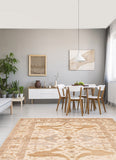 27175- Royal Ushak Hand-Knotted/Handmade Indian Rug/Carpet Traditional/Authentic/Size: 9'2" x 6'1"/279cm x 185cm