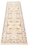27173- Royal Ushak Hand-Knotted/Handmade Indian Rug/Carpet Traditional/Authentic/Size: 9'5" x 2'6"/287cm x 76cm