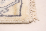 27173- Royal Ushak Hand-Knotted/Handmade Indian Rug/Carpet Traditional/Authentic/Size: 9'5" x 2'6"/287cm x 76cm
