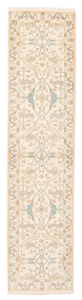 27138- Royal Ushak Hand-Knotted/Handmade Indian Rug/Carpet Traditional/Authentic/Size: 9'9" x 2'7"/297cm x 79cm