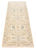 27138- Royal Ushak Hand-Knotted/Handmade Indian Rug/Carpet Traditional/Authentic/Size: 9'9" x 2'7"/297cm x 79cm