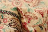 27097-Ghom Hand-knotted/Silk/Handmade Persian Rug/Carpet Traditional Authentic/ Size: 5'3" x 3'3"