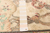 27097-Ghom Hand-knotted/Silk/Handmade Persian Rug/Carpet Traditional Authentic/ Size: 5'3" x 3'3"