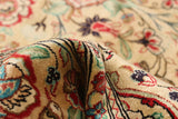 27098-Ghom Hand-knotted/Handmade Persian Rug/Carpet Traditional Authentic/ Size: 7'0" x 4'6"