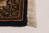 27099-Ghom Hand-knotted/Handmade Persian Rug/Carpet Traditional Authentic/ Size: 4'9" x 3'7"