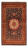 27081-Ghom Hand-knotted/Handmade Persian Rug/Carpet Traditional Authentic/ Size: 5'5" x 3'3"