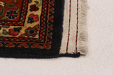 27081-Ghom Hand-knotted/Handmade Persian Rug/Carpet Traditional Authentic/ Size: 5'5" x 3'3"