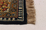 27085-Ghom Hand-knotted/Handmade Persian Rug/Carpet Traditional Authentic/ Size: 5'6" x 3'9"