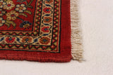 27040-Ghom Hand-knotted/Handmade Persian Rug/Carpet Traditional Authentic/ Size: 5'1" x 3'6"