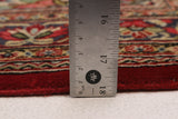 27104-Ghom Hand-knotted/Handmade Persian Rug/Carpet Traditional Authentic/ Size: 6'7" x 2'9"