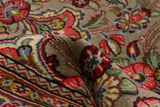 27104-Ghom Hand-knotted/Handmade Persian Rug/Carpet Traditional Authentic/ Size: 6'7" x 2'9"