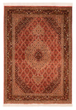 27122- Tabriz Persian Hand-knotted Carpet Authentic/Traditional Carpet/Rug/Size: 4'11" x 3'5"