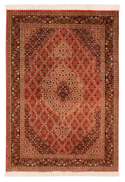 27122- Tabriz Persian Hand-knotted Carpet Authentic/Traditional Carpet/Rug/Size: 4'11" x 3'5"
