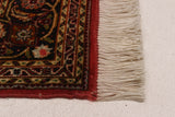 27122- Tabriz Persian Hand-knotted Carpet Authentic/Traditional Carpet/Rug/Size: 4'11" x 3'5"