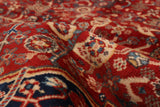 27108-Ghashgai Hand-Knotted/Handmade Persian Rug/Tribal/ Nomadic/Authentic/ Size: 8'0" x 5'0"