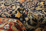 27077- Isfahan Persian Hand-Knotted Authentic/Traditional / Silk base/Carpet/Rug/ Size: 3'7" x 2'4"