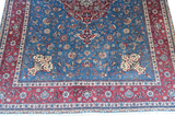 27134- Antique Tabriz Persian Hand-knotted Carpet Authentic/Traditional Carpet/Rug/Size: 11'0" x 8'4"/335cm x 254cm