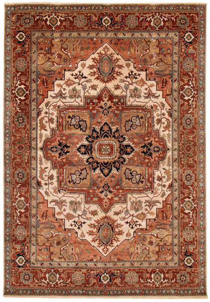 27142- Royal Heriz Hand-Knotted/Handmade Indian Rug/Carpet Traditional/Authentic/Size: 11'8" x 8'10"/356cm x 269cm