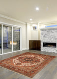 27142- Royal Heriz Hand-Knotted/Handmade Indian Rug/Carpet Traditional/Authentic/Size: 11'8" x 8'10"/356cm x 269cm