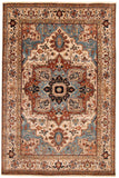 27143- Royal Heriz Hand-Knotted/Handmade Indian Rug/Carpet Traditional/Authentic/Size: 11'3" x 8'6"/343cm x 259cm