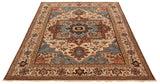27143- Royal Heriz Hand-Knotted/Handmade Indian Rug/Carpet Traditional/Authentic/Size: 11'3" x 8'6"/343cm x 259cm