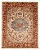 27841- Royal Heriz Hand-Knotted/Handmade Indian Rug/Carpet Traditional/Authentic/Size: 9'10" x 7'10"/300cmx 239cm